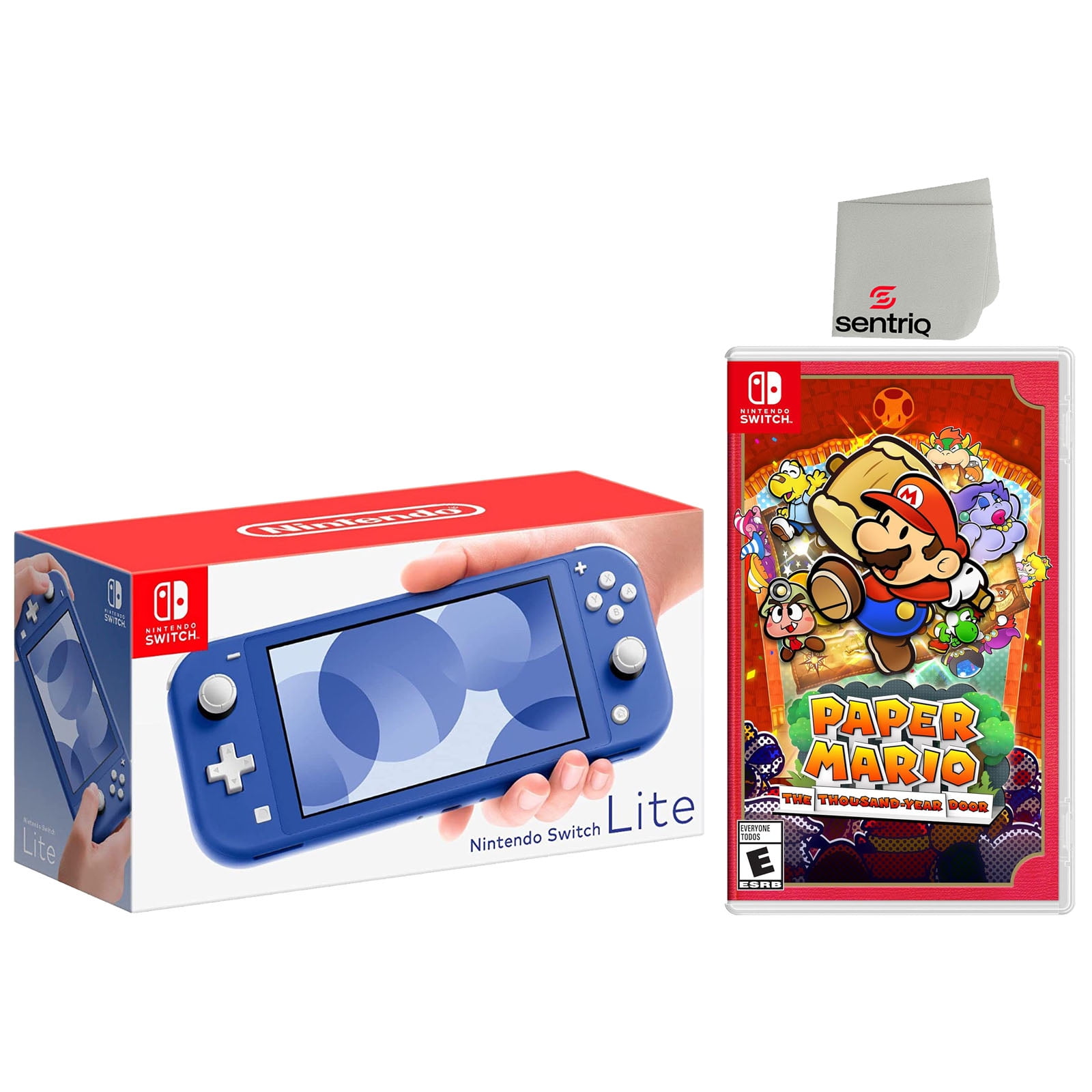 Nintendo Switch Lite 32GB Turquoise Edition and Paper Mario: The 