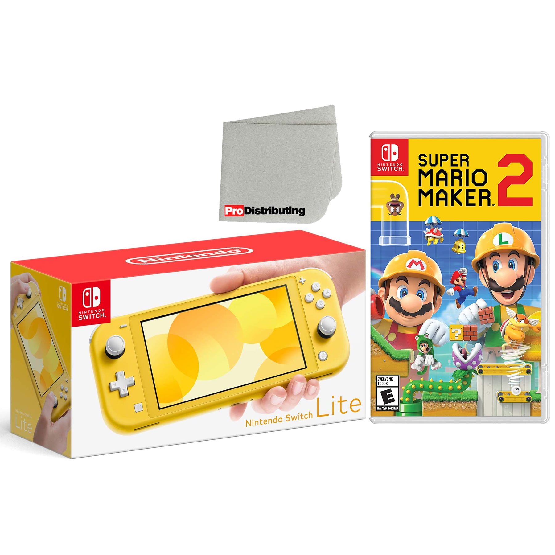 Switch lite mario sale maker 2 bundle