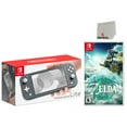 thumbnail image 1 of Nintendo Switch Lite 32GB Gray Edition and Legend of Zelda: Tears of the Kingdom Bundle - Japan Import with US Plug with Screen Cleaning Cloth, 1 of 1