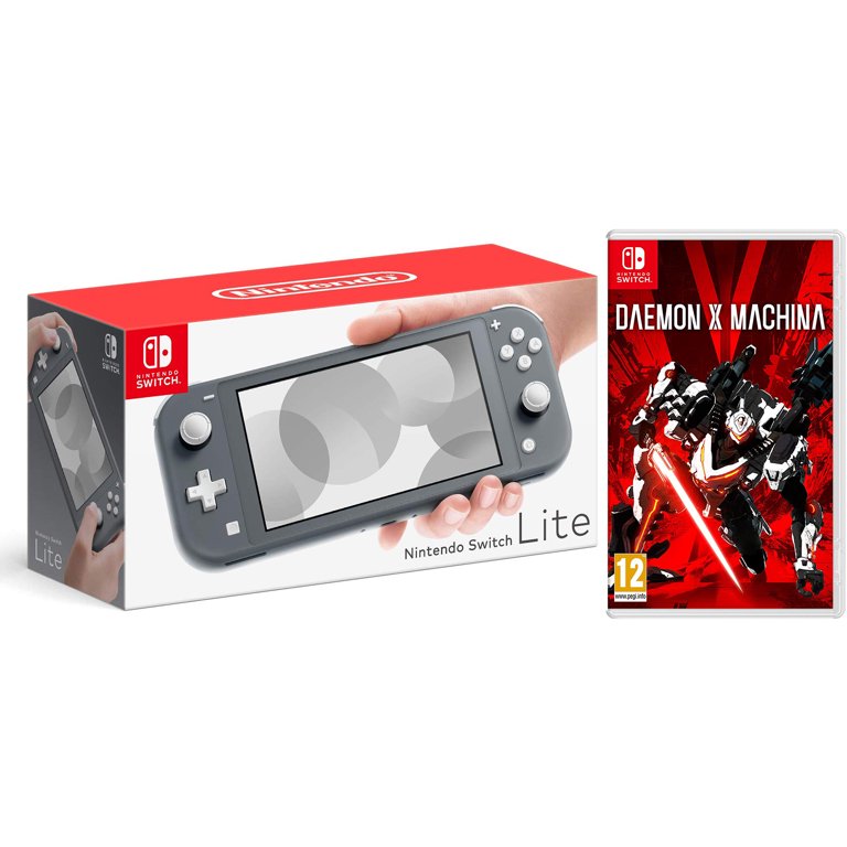 Nintendo Switch Lite 32GB Gray and Daemon X Machina Bundle