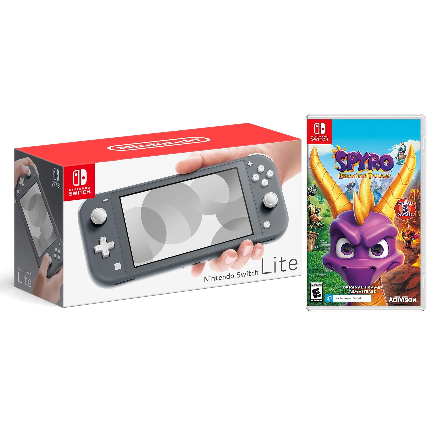 Nintendo Switch Lite 32GB Turquoise and Spyro Reignited Trilogy 