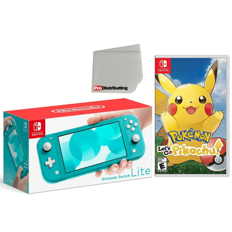 Pokemon let's go pikachu nintendo hot sale switch lite