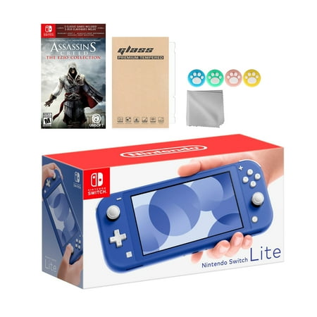 Nintendo Switch Lite Blue, Assassin's Creed: Ezio Collection and Mytrix Accessories