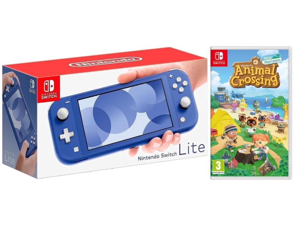 Nintendo Switch Lite Blue Edition (JP Console) Bundle with Animal Crossing: New Horizons