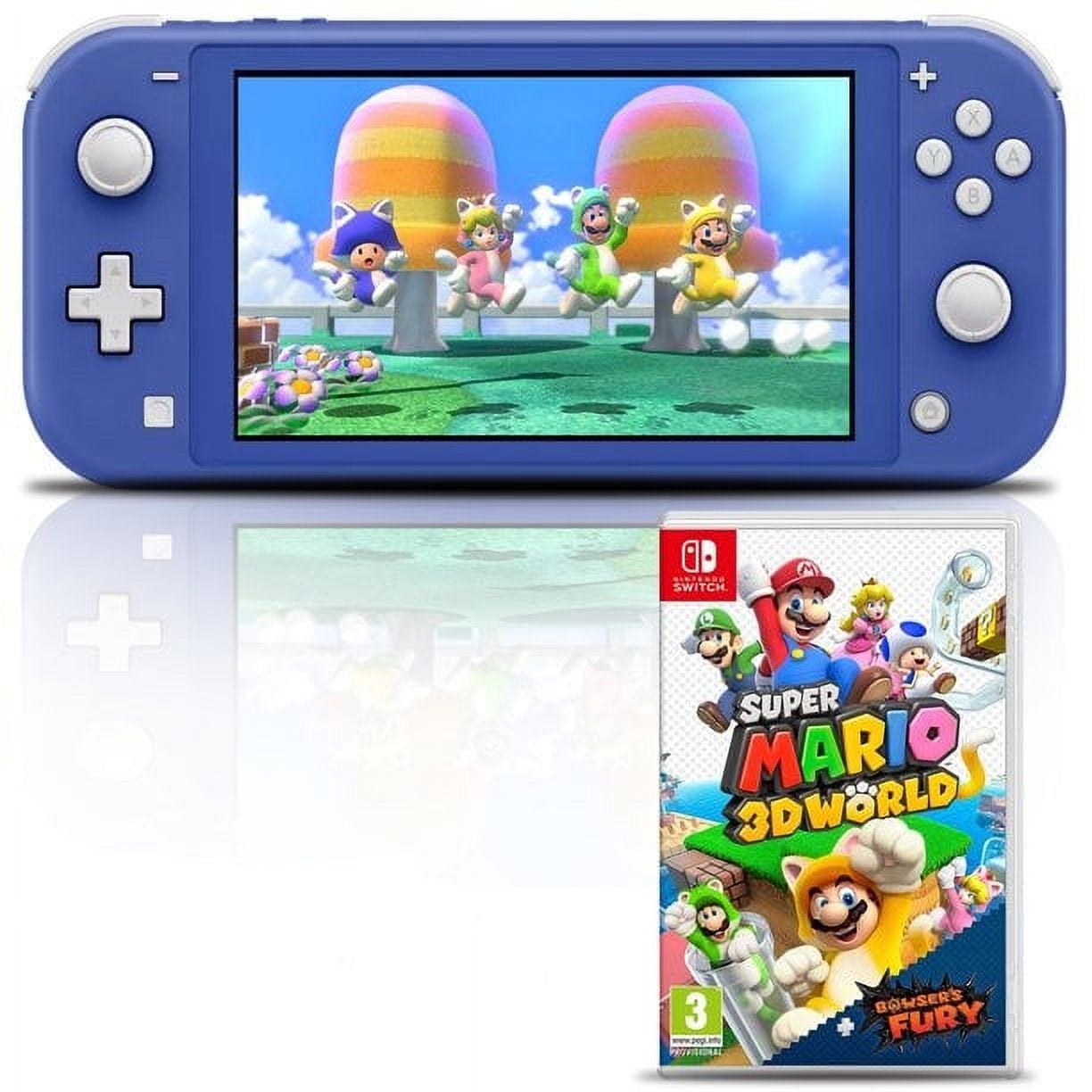 Nintendo Switch Lite (Blue) Gaming Console Bundle with Super Nintendo Switch Lite (Blue) Gaming Console Bundle with Super