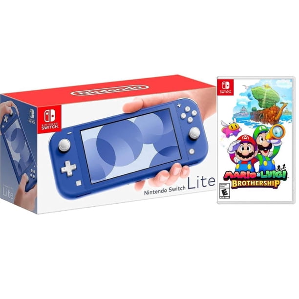 Nintendo Switch Lite Blue (International Edition) Bundle with