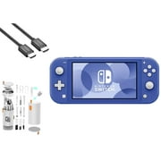 Pre-Owned Nintendo Switch Lite - Blue with BOLT AXTION Cleaning Kit + HDMI Bundle
