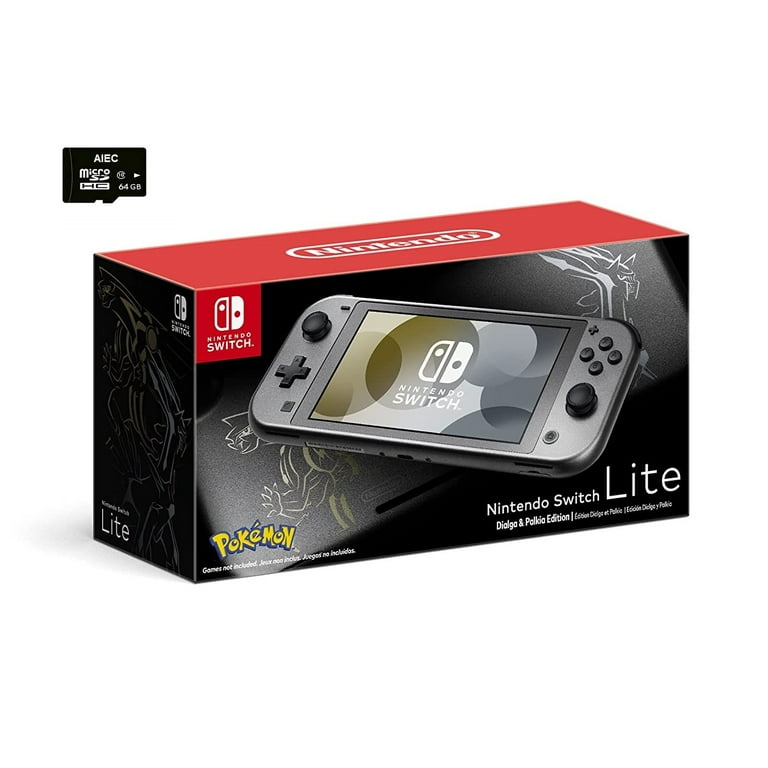 Nintendo Switch Lite Console, Dialga & Palkia Edition, w/ AIEC