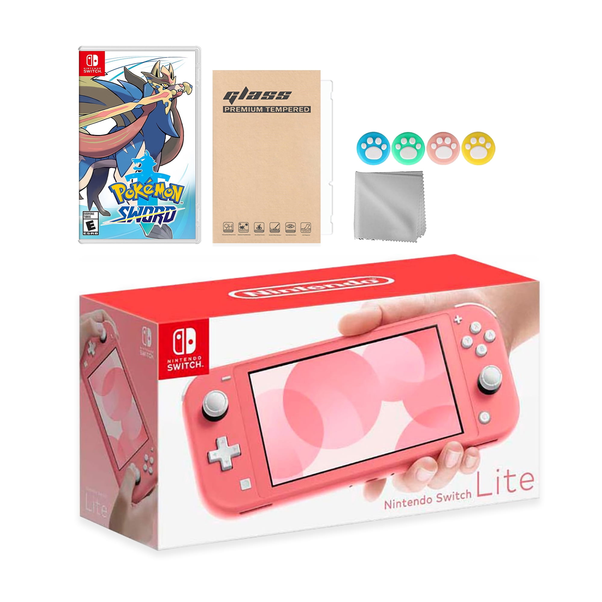 Nintendo Switch Lite Coral with Animal Crossing: New Horizons and Mytrix  Accessories NS Game Disc Bundle Best Holiday Gift - Walmart.com