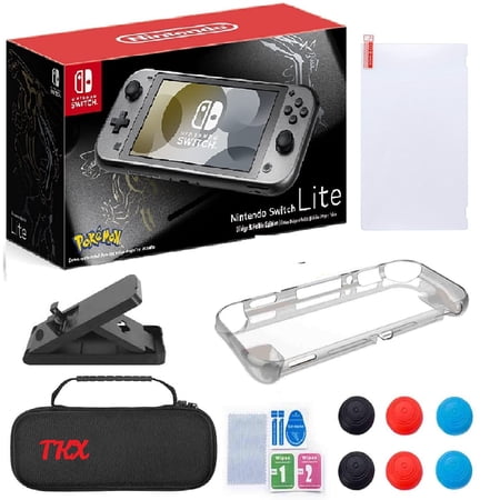 Nintendo Switch Lite Dialga & Palkia Edition, 802.11ac, WiFi, Bluetooth, Bundle with 11-1 Case Kit