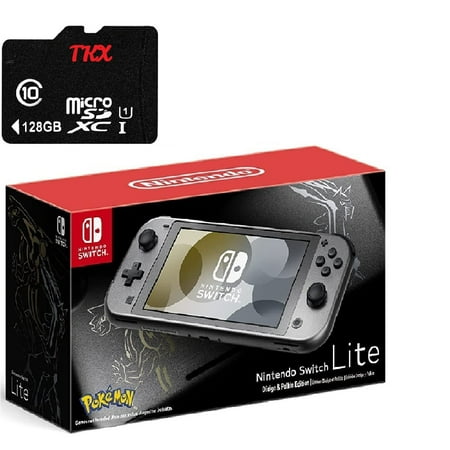 Nintendo Switch Lite Dialga & Palkia Edition, 802.11ac, WiFi, Bluetooth, Bundle with TKX 128GB SD Card