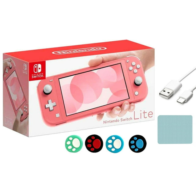 Nintendo Switch Lite Game Console Bundle, Corol with Mazepoly Accessories
