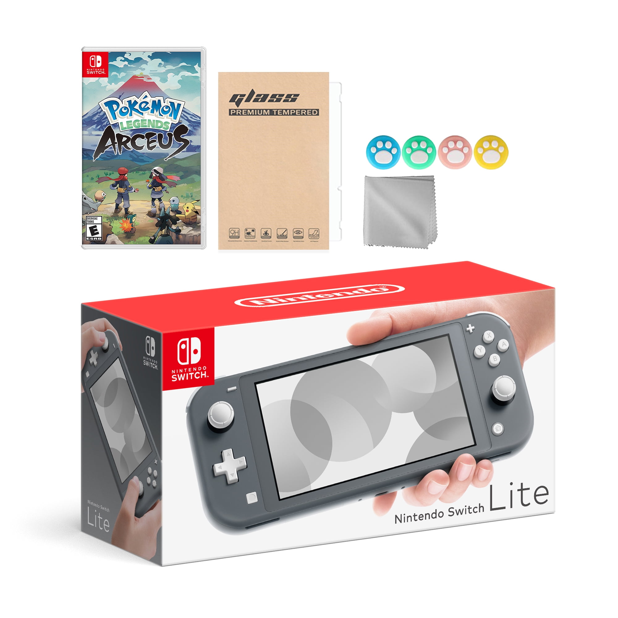 Nintendo Switch Lite Gray with The Legend of Zelda: Breath of the Wild and  Mytrix Accessories NS Game Disc Bundle Best Holiday Gift - Walmart.com