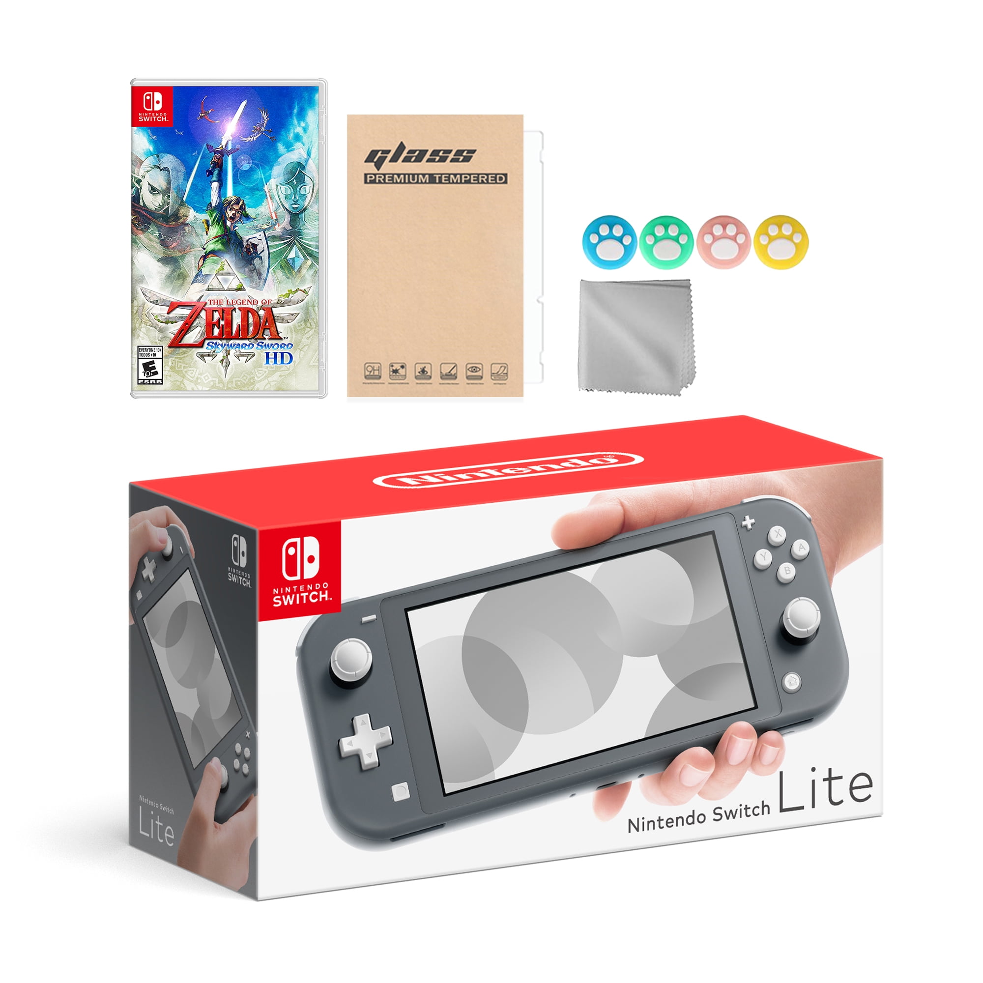 Nintendo Switch Lite Gray with Super Mario 3D World + Bowser's Fury and  Mytrix Accessories NS Game Disc Bundle Best Holiday Gift - Walmart.com