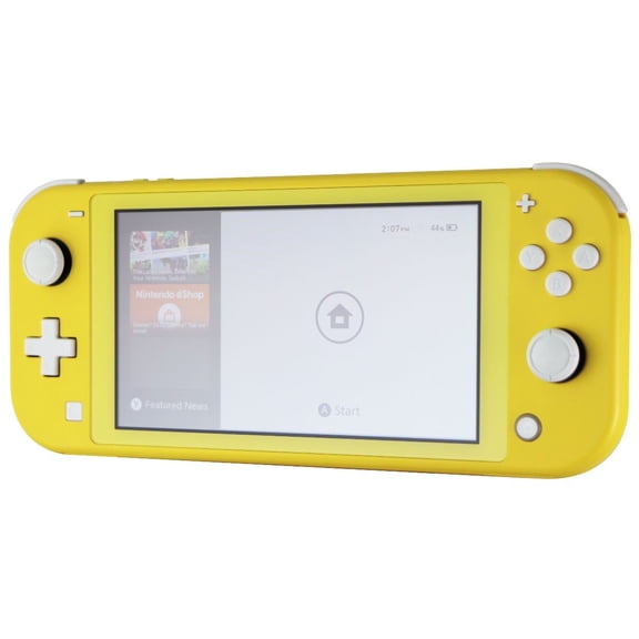 Restored Nintendo, Switch Lite HDH-001 HDH-001-5-RF, Handheld Gaming Console, Nintendo Switch Lite is a compact, lightweight addition to the Nintendo Switch family with integrated controls, Yellow, 1 Pack