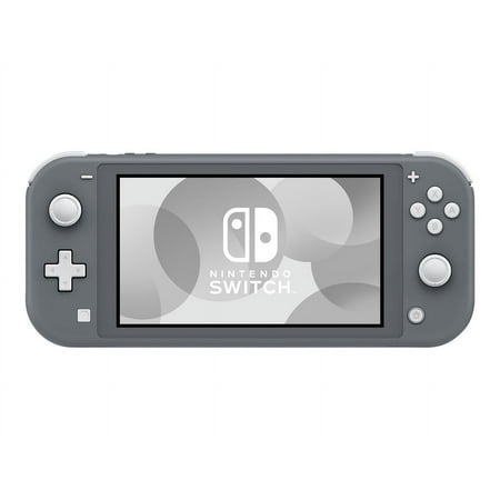 New Nintendo Switch Lite Gray Console Bundle with 4 Games: Splatoon 2, Super Mario Maker 2, Octopath Traveler, and Fire Emblem: Three Houses!