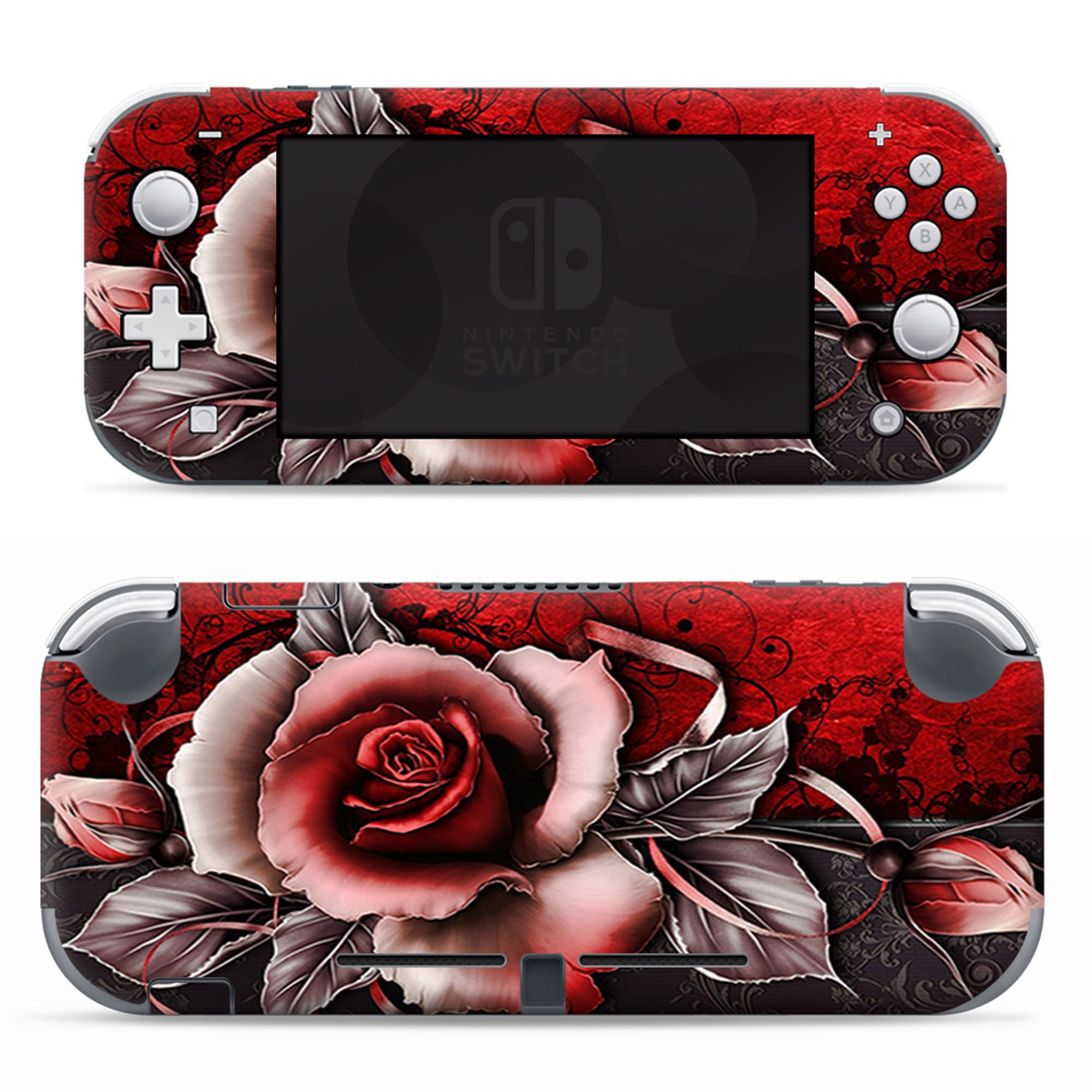 Nintendo Switch Lite Skins Decals Vinyl Wrap decal stickers skins cover Beautful Rose Design