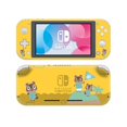 thumbnail image 1 of Nintendo Switch Lite Sticker Skin Decals Animal Crossing, Cute Cartoon Full Body Wrap Anti Scratch, Cover for Joy-Con Controller, NS Console Switch Lite Accessories (Tom Nook, Timmy & Tommy Yellow), 1 of 1