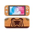 thumbnail image 1 of Nintendo Switch Lite Sticker Skin Decals Animal Crossing, Cute Cartoon Full Body Wrap Anti Scratch, Cover for Joy-Con Controller, NS Console Switch Lite Accessories (Tom Nook Wooden), 1 of 1
