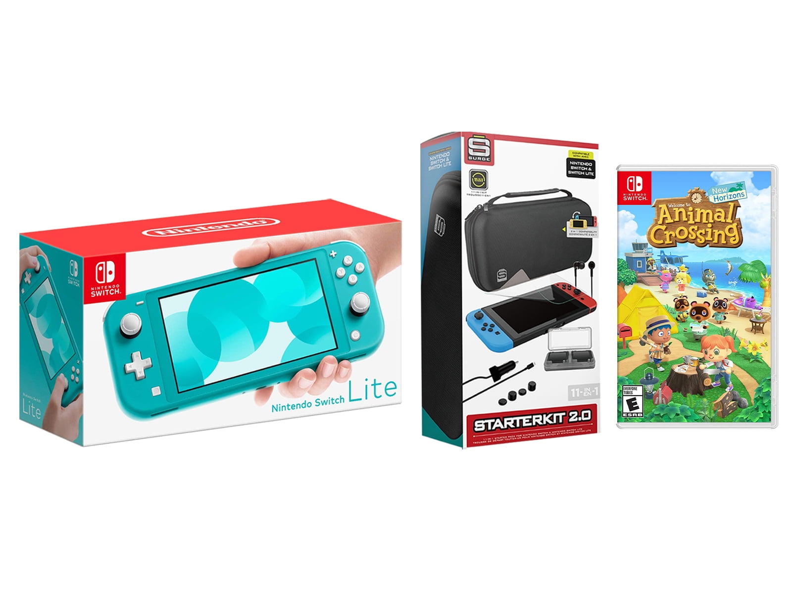 Nintendo Switch Lite (Turquoise) Bundle Includes Animal Crossing: New  Horizons