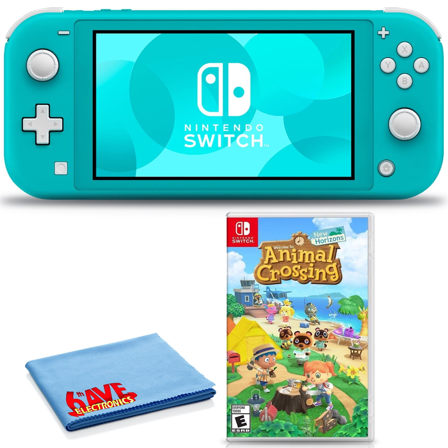 Nintendo Switch Lite (Yellow) Bundle Includes Animal Crossing: New