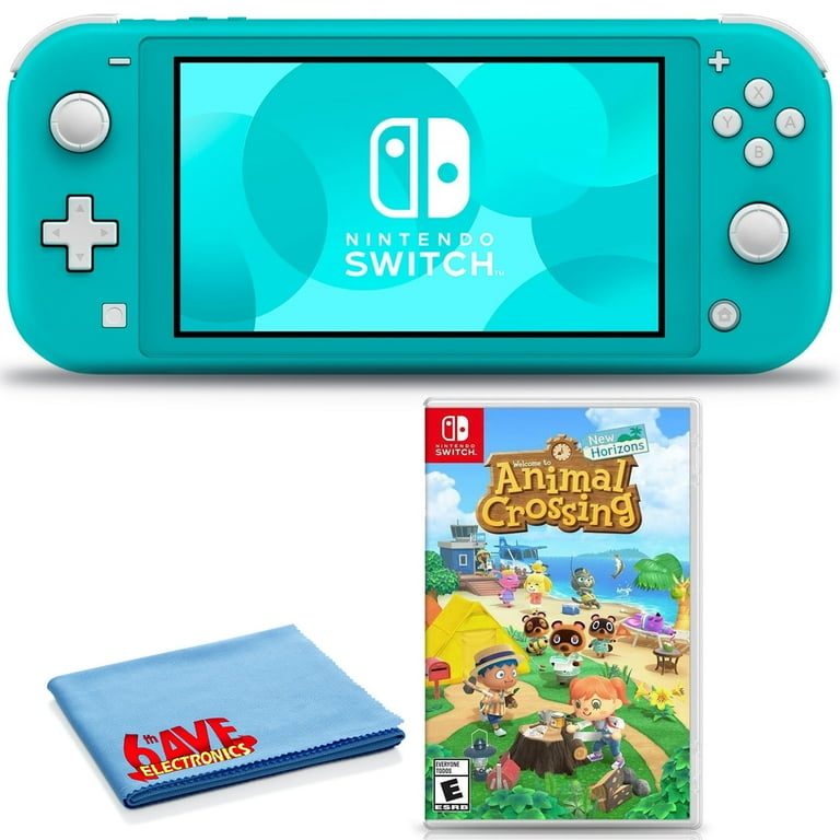 Horizons (Turquoise) Bundle New Animal Switch Includes Nintendo Lite Crossing: