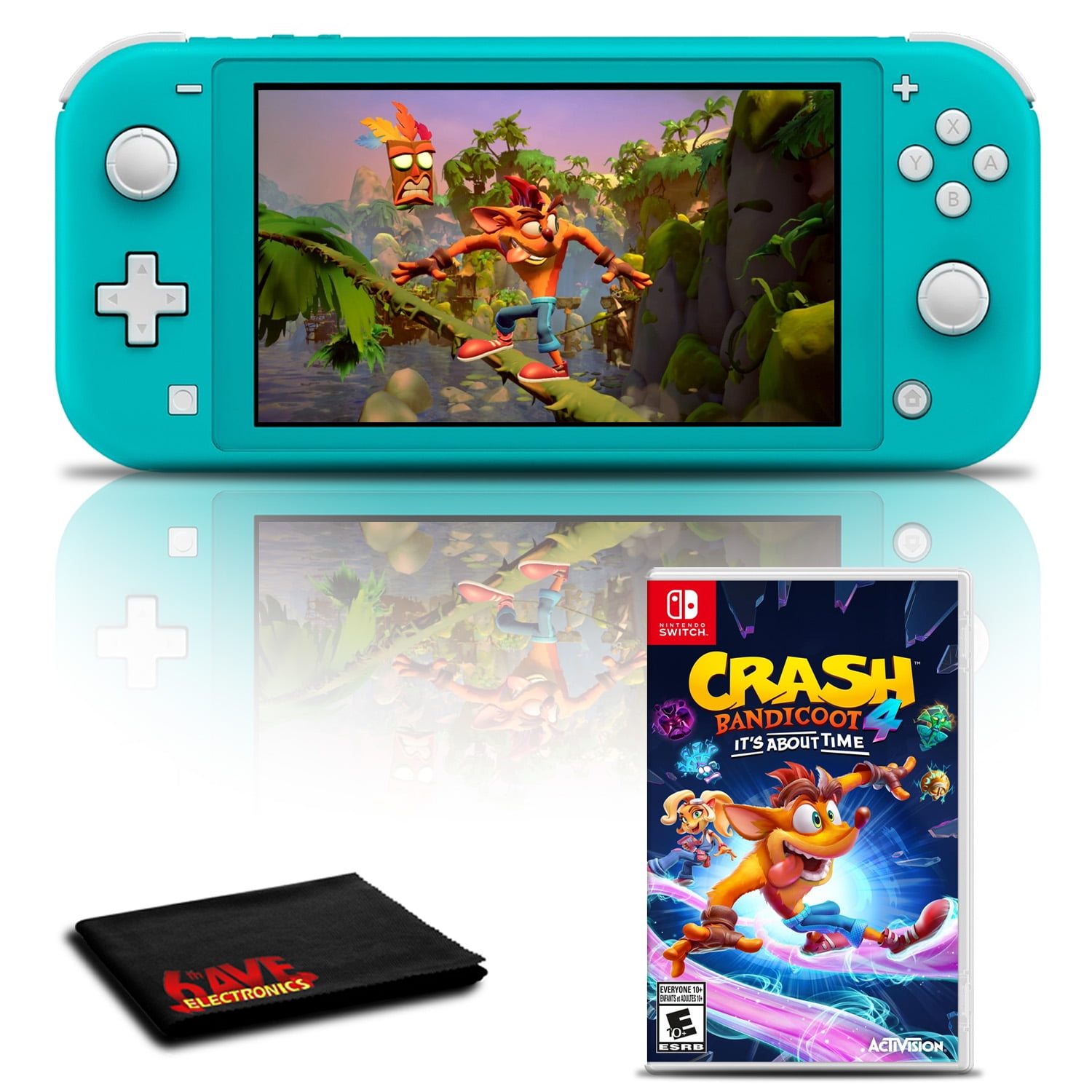 Nintendo Switch Lite (Turquoise) with Crash Bandicoot 4 Nintendo Switch Lite (Turquoise) with Crash Bandicoot 4