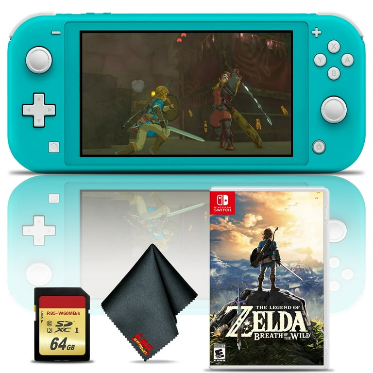 Nintendo Switch Lite (Turquoise) with Zelda: Breath of the Wild