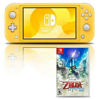 Compact Nintendo Switch Lite - 32GB, Yellow with Built-in