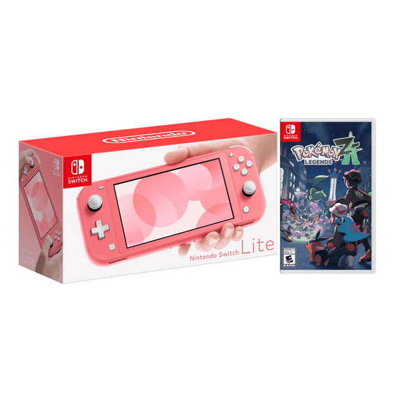 Nintendo Switch Lite Yellow Console with Pokemon Legends: Z-A (Region Free)