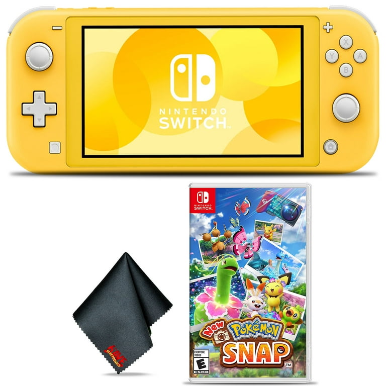 Nintendo Switch Lite (Yellow) Console with Pokemon Snap Game and