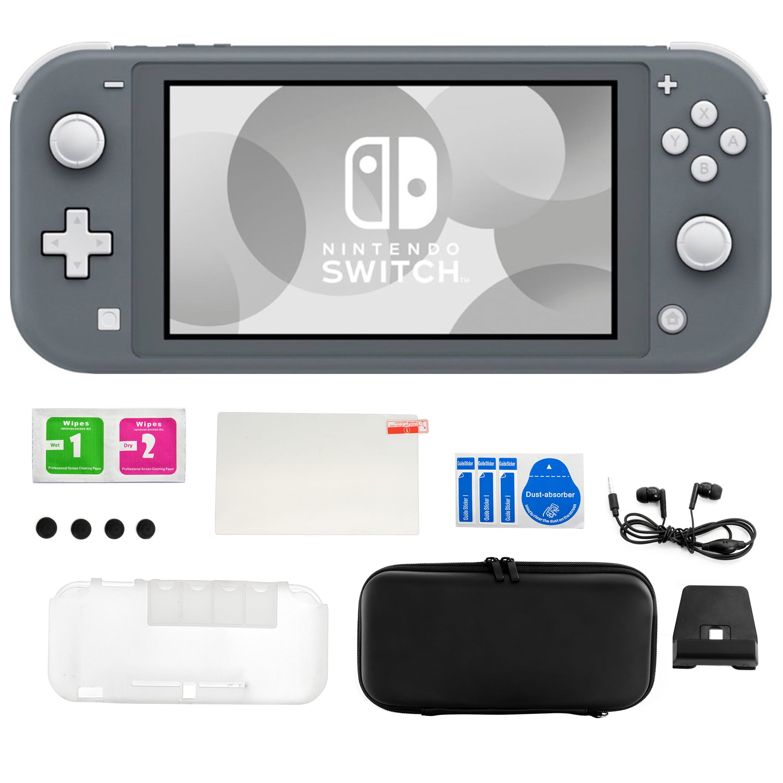 Nintendo Switch Lite in Gray with Accessory Kit - Walmart.com
