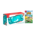 thumbnail image 1 of Nintendo Switch Lite with Animal Crossing: New Horizons NS Game Disc 2020 Best Game, Turquoise, 1 of 7