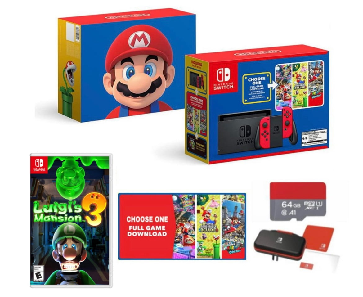 Nintendo Nintendo Switch Switch OLED 64GB Super Mario Odyssey Bundle cor  branco