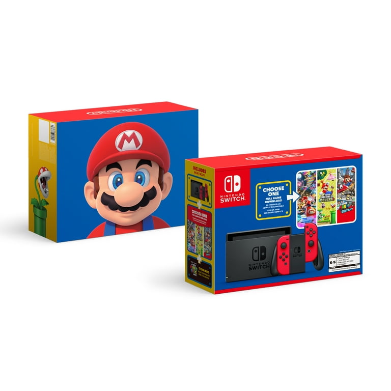 Nintendo Switch Mario Choose One Bundle - Walmart.com