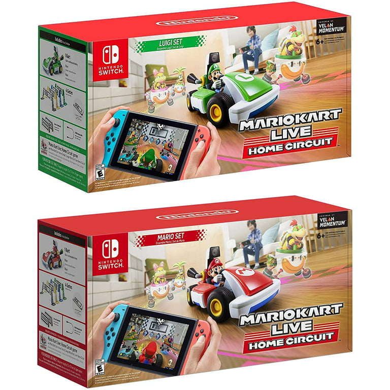 Nintendo Switch - Mario Kart Live: Home Circuit - Mario Set and Luigi Set  Edition - Holiday Bundle