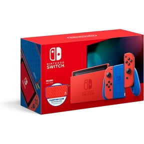 Restored Nintendo Switch Mario Red & Blue Edition Console with 32 GB Storage - HADSRAAAF