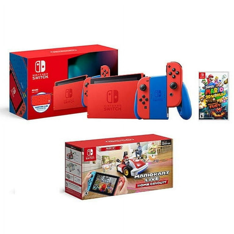 Nintendo Switch 64GB OLED Model Bundle, Nintendo Switch Console with White  Joy-Con Controllers & Dock, Vibrant 7-inch OLED Screen, 64GB Storage, Game  Mario Kart 8 Deluxe with Mazepoly Accessories 