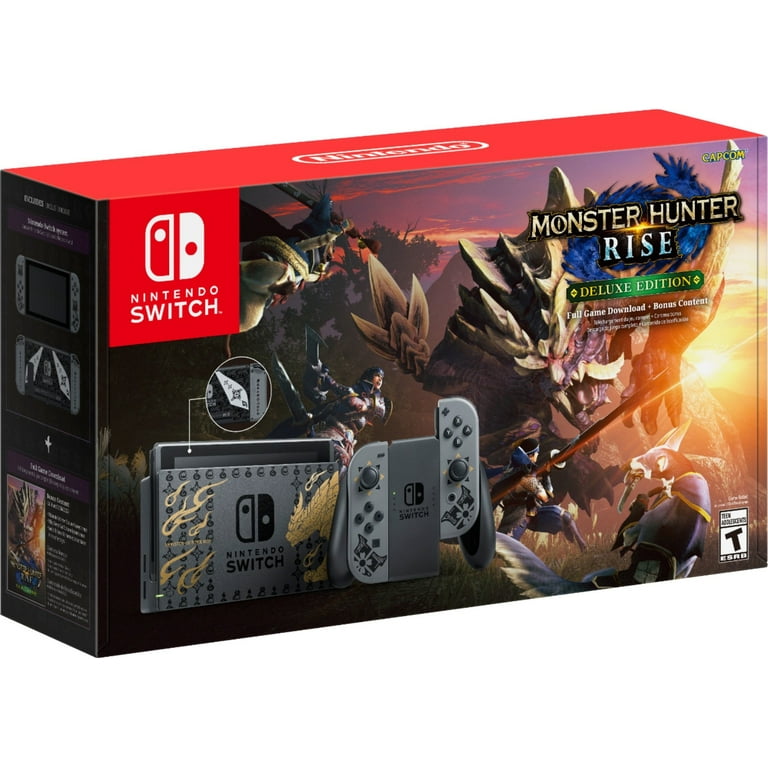 Nintendo Switch Monster Hunter Rise Deluxe Edition System - Switch 