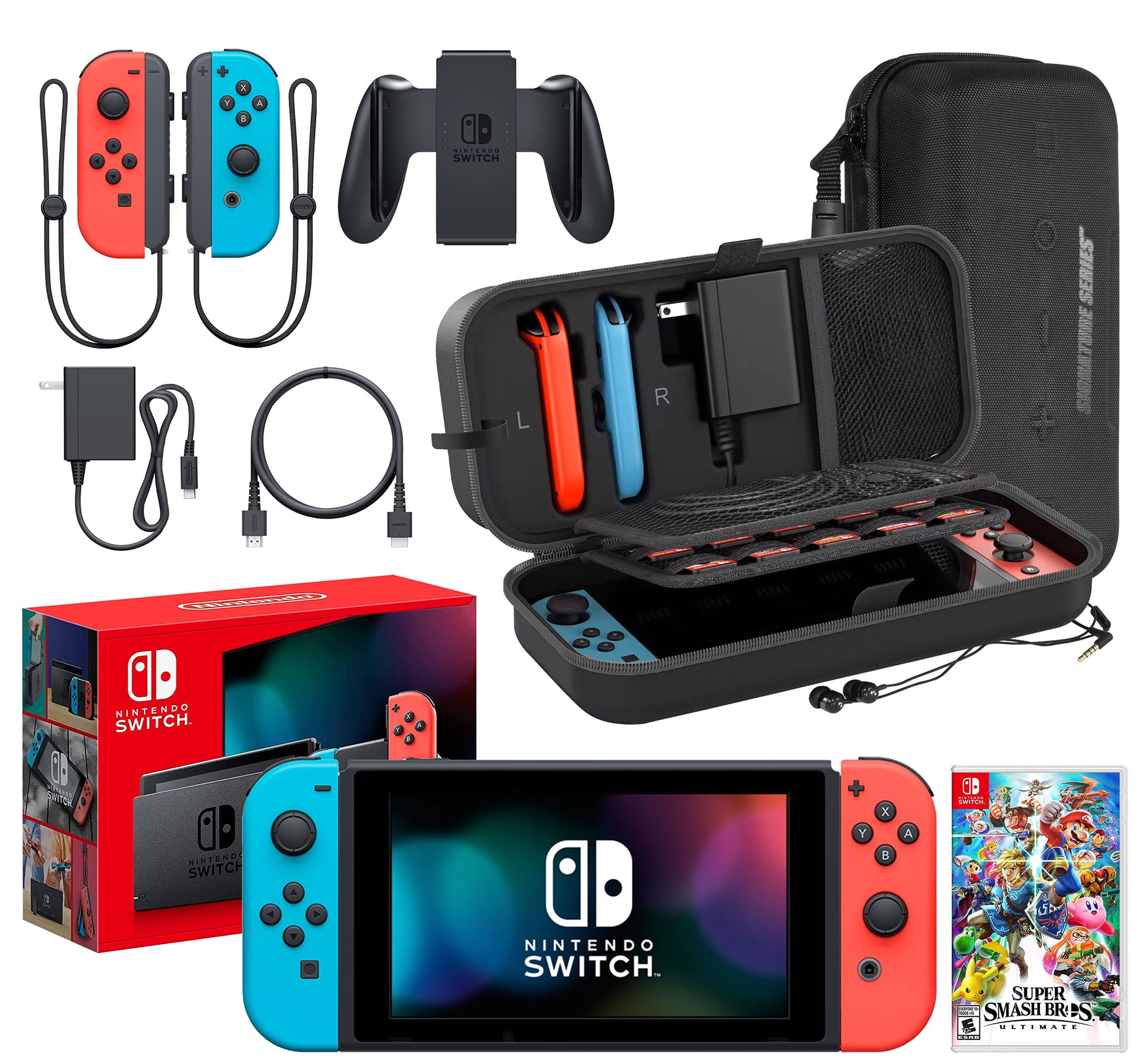 CIB Nintendo Switch (Double offers Neon Blue)