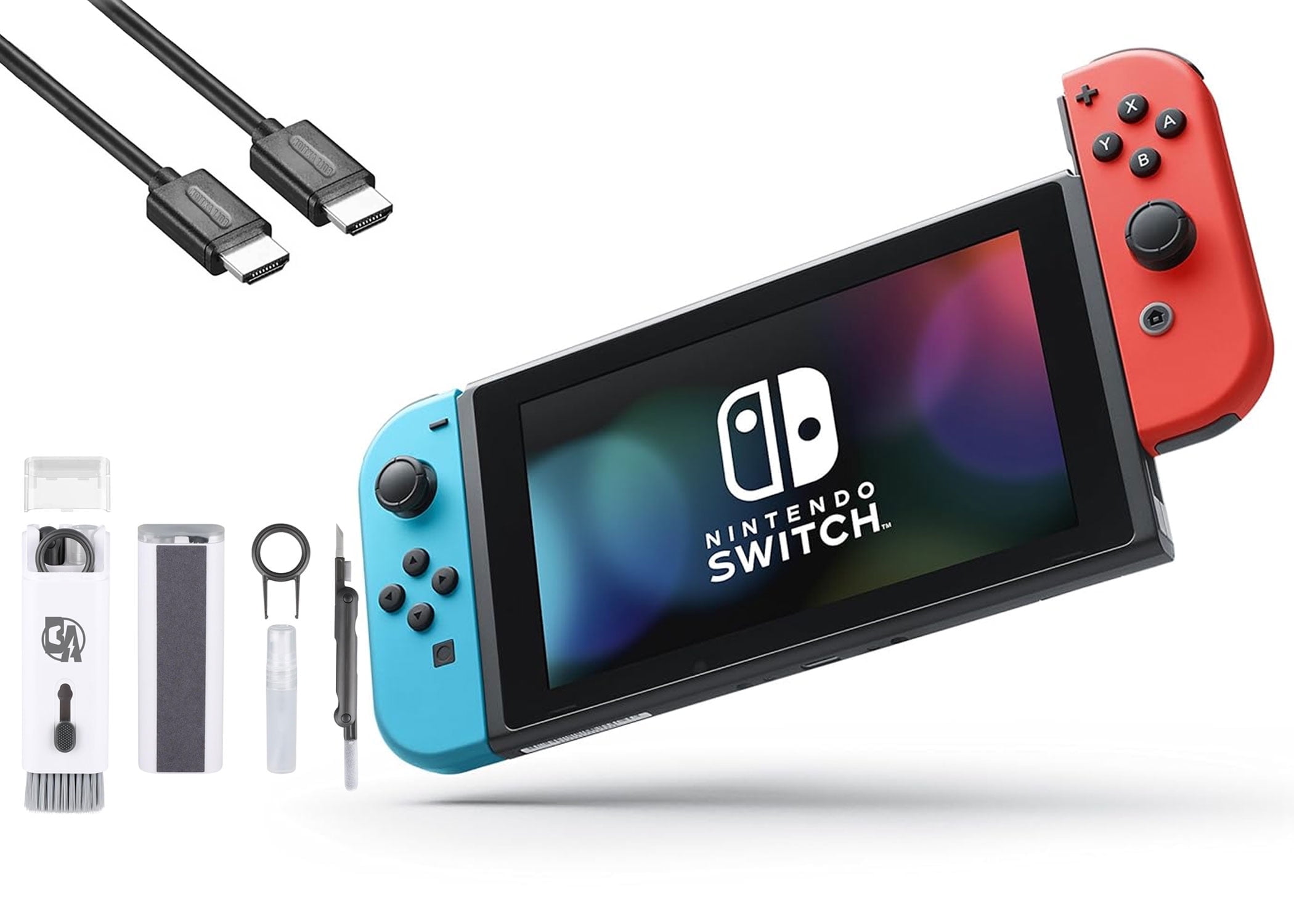 Nintendo Switch ニンテンドースイッチ本体BLU/YEL 箱無し① Nintendo-Switch-Neon-Blue-and-