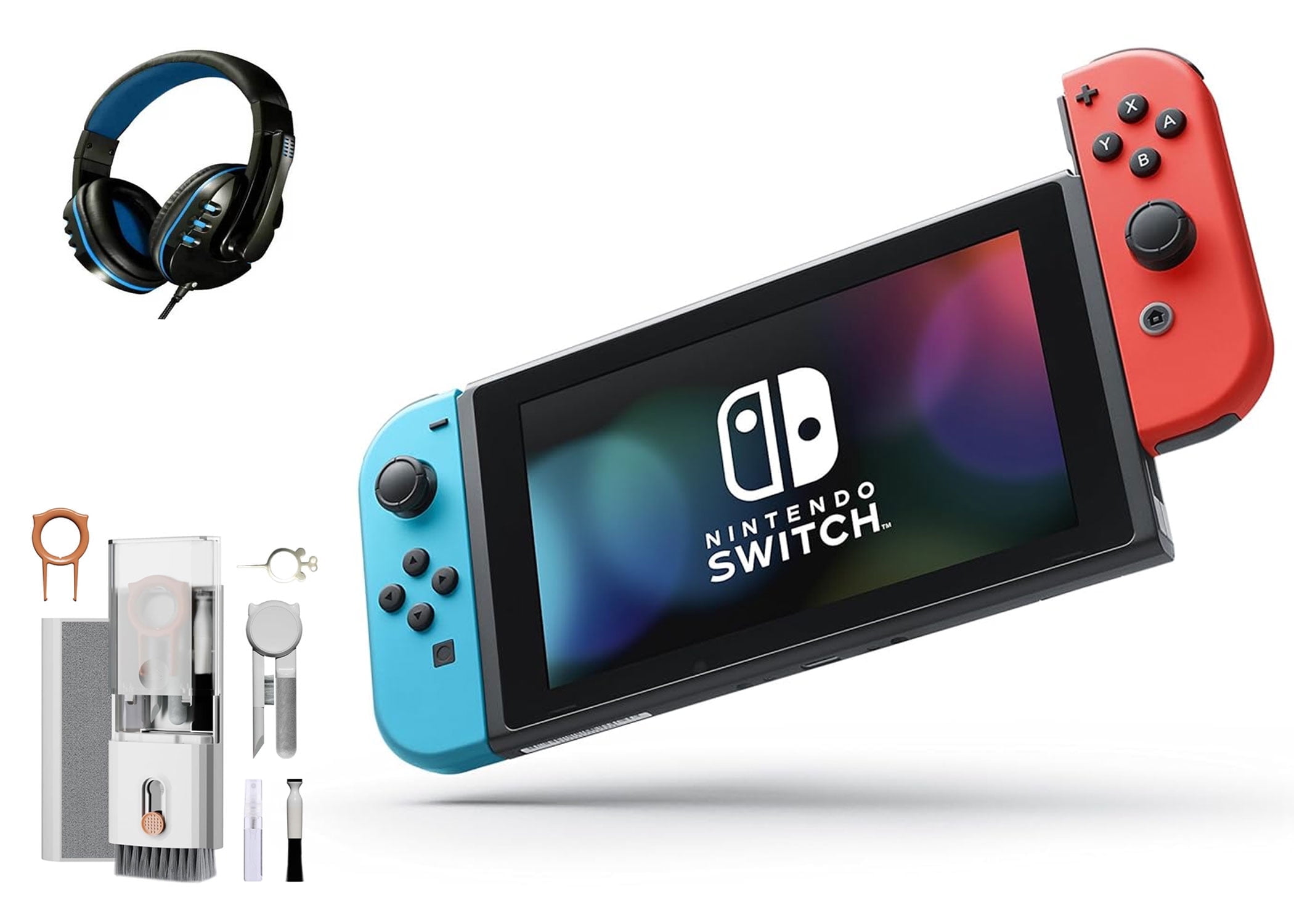 Pre-Owned Nintendo Switch - Neon Blue and Neon Red Joy-Con with