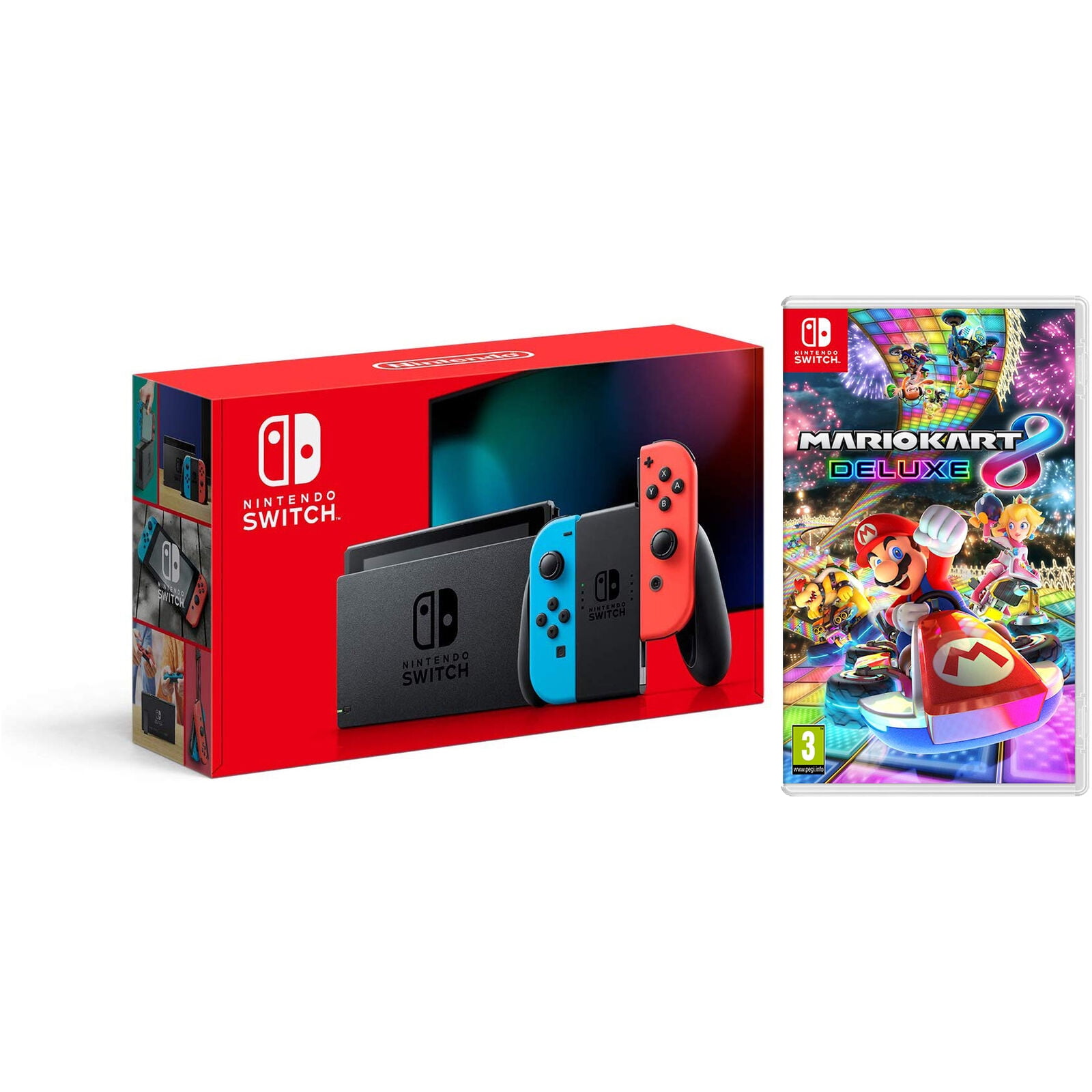 OFERTA  Nintendo Switch Neon + Mario Kart 8 por R$ 1.829 - Adrenaline