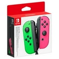 thumbnail image 1 of Nintendo Switch Neon Green Joy-Con (L) and Neon Pink Joy-Con (R) Controller Set, 1 of 4