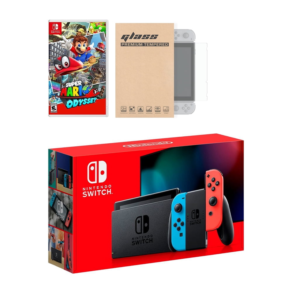 Best Buy: Nintendo Switch 32GB Super Mario Odyssey Edition Bundle Red  Joy-Con HACSKADLC