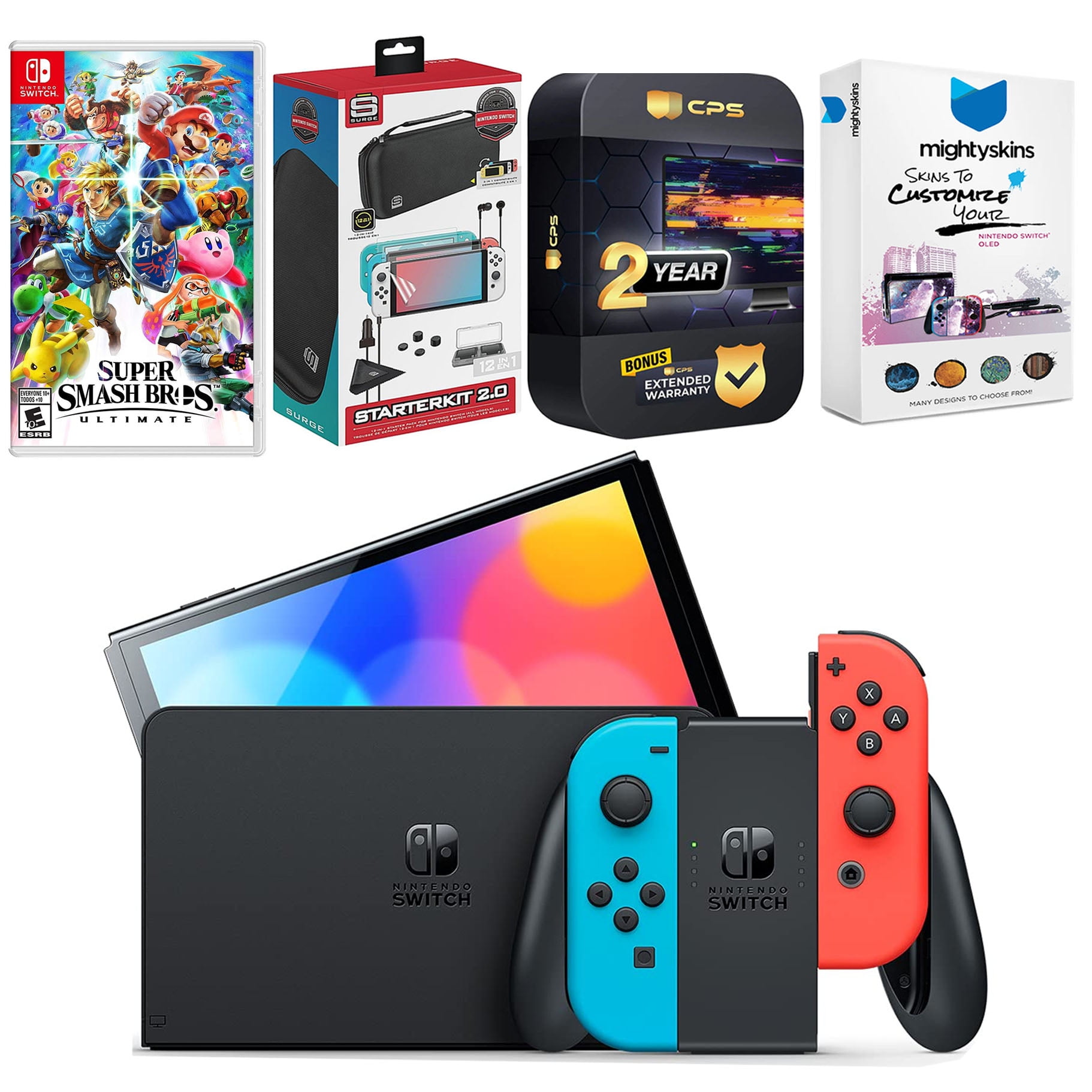 Nintendo Switch(有機ELモデル) Amazon.com: Nintendo Switch – OLED Model w/Neon Red & Neon Blue