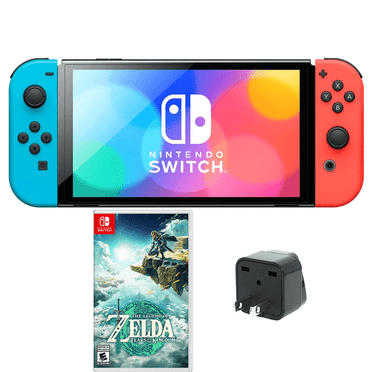 Nintendo Switch Neon Red & Neon Blue Edition 64GB OLED Console - The Legend of Zelda: Tears of the Kingdom[Physical] - International Version