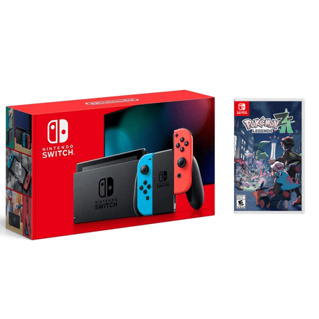 Nintendo Switch Neon with Pokemon Legends: Z-A Bundle (Region Free)