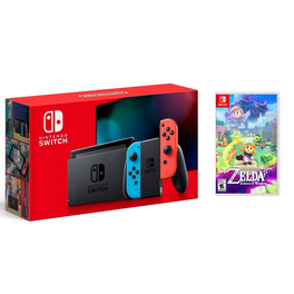 Nintendo Switch - chi  32500 Nintendo Switch Neon Blue/Red Joy-Con Console Bundle with