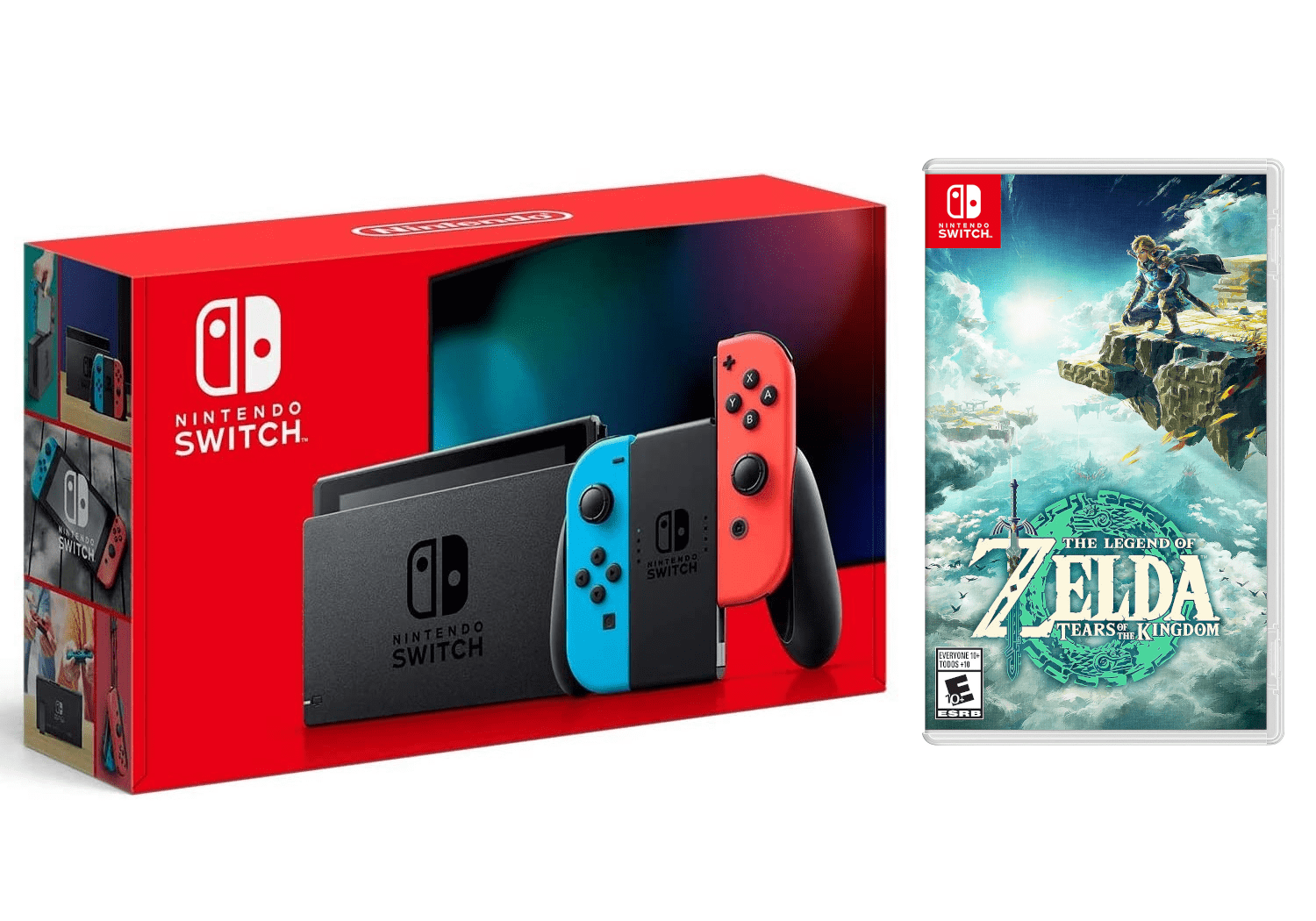Nintendo Switch Grey with Super Mario Party Jamboree Game